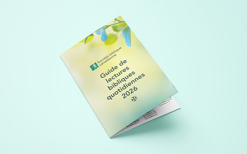 Guide de lectures bibliques quotidiennes