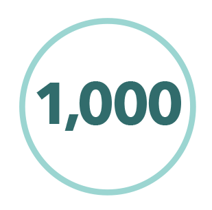 Welcome 1,000 new supporters
